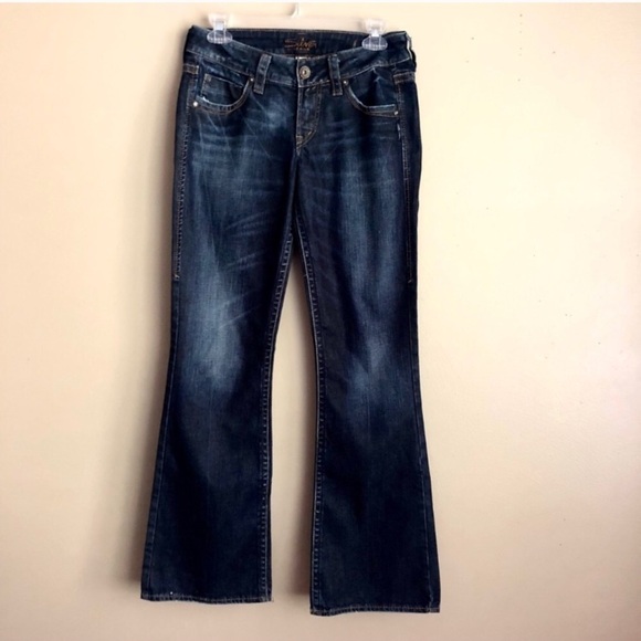 [Silver] Dark Denim Classic Jeans - Picture 3 of 3